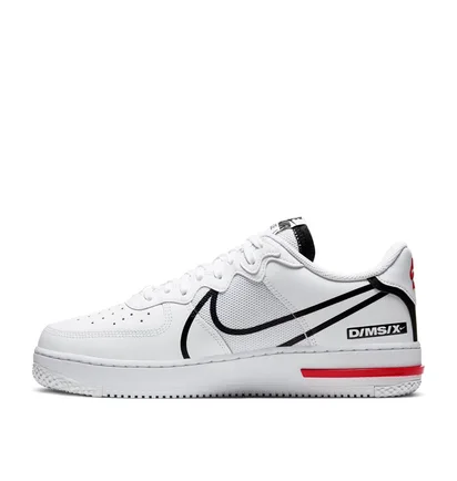 Nike Air Force 1 React (Weiss / Rot)