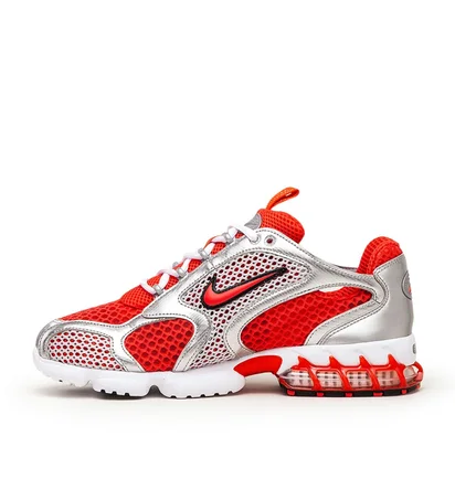 Nike Air Zoom Spiridon Cage 2 (Rot / Weiß / Silber)