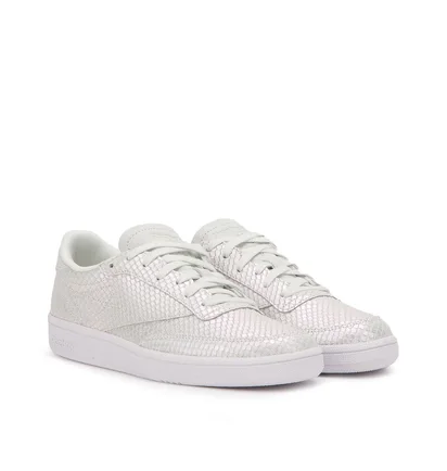 Reebok Club C 85 Textural W (Silbergrau / Weiß)