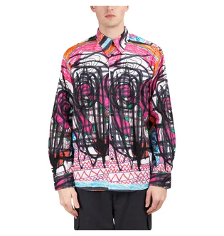 Sex Skateboards Mess Button Up Shirt (Multi)
