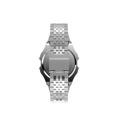 Timex T80 x Stranger Things 34mm Stainless Steel Bracelet Watch (Silber)
