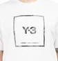 adidas Y-3 Square Label Graphics T-Shirt (Weiß)