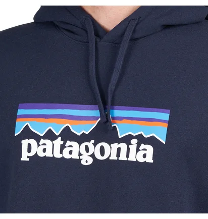 Patagonia P-6 Logo Uprisal Hoodie (Navy)