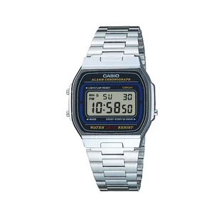 Casio A164WA-1VES (Silber / Schwarz)