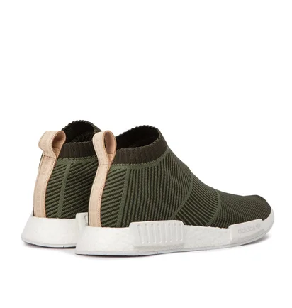 adidas NMD CS1 City Sock Primeknit (Khaki / Leder)