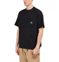 Brain Dead Mini Waffle Mock Neck T-Shirt (Schwarz)