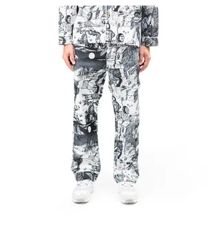 Brain Dead Wild Things Pajama Bottoms (Schwarz / Weiß)