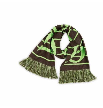 No Problemo Striped Scarf (Oliv)