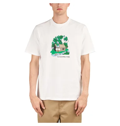 Carhartt WIP S/S Cabin T-Shirt (Weiß)