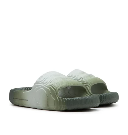adidas Adilette 22 (Grau / Grün)