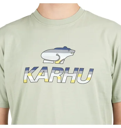 Karhu Team College T-Shirt (Grün / Blau / Multi)