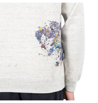 Medicom Adam Et Rope x Jackson Pollock Studio Splash Hoodie (Hellgrau)
