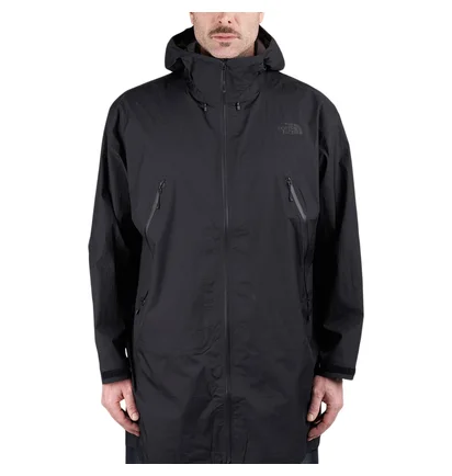 The North Face Packable Rain Parka (Schwarz)