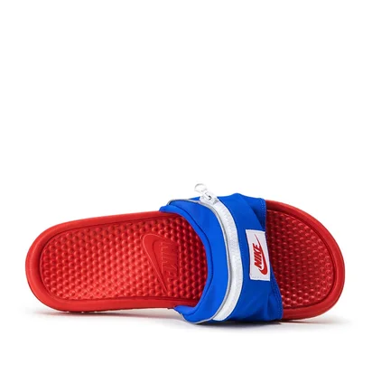 Nike Benassi JDI 'Fanny Pack' (Rot / Blau)