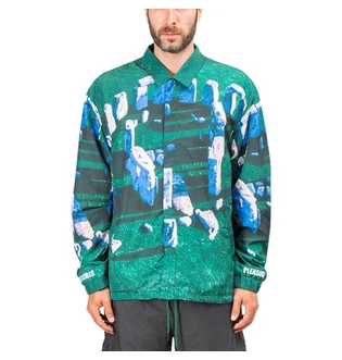 Pleasures Questions Coaches Jacket (Grün)
