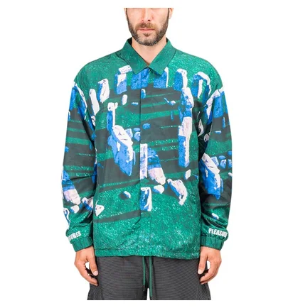 Pleasures Questions Coaches Jacket (Grün)