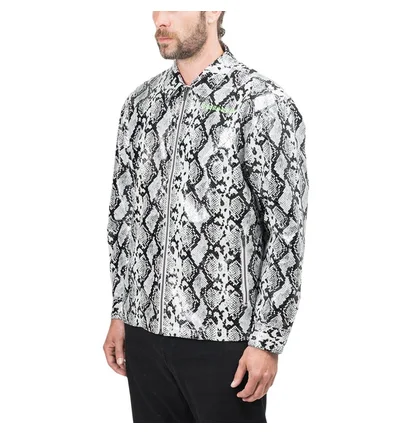 Pleasures Rail Snakeskin Work Jacket (Weiß)