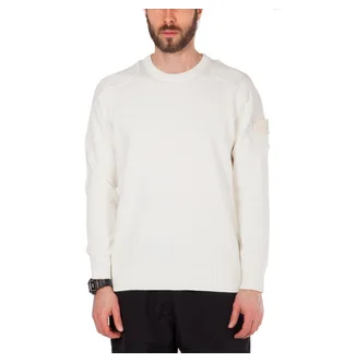 Stone Island Knittwear Sweater 'Ghost Piece' (Weiß)