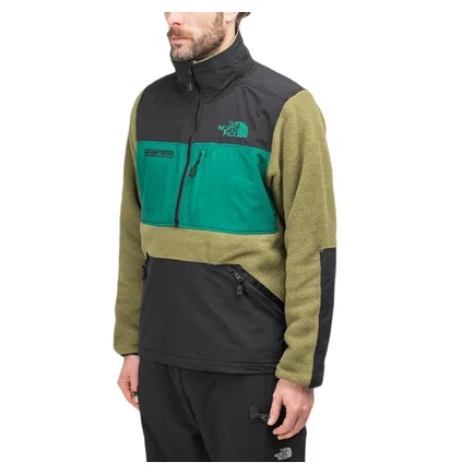 The North Face Steep Tech 1/2 Zip Pullover (Olive / Schwarz)