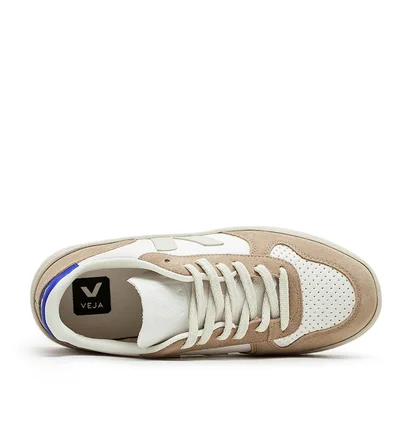 Veja V-10 Chromefree Leather (Weiß / Beige)