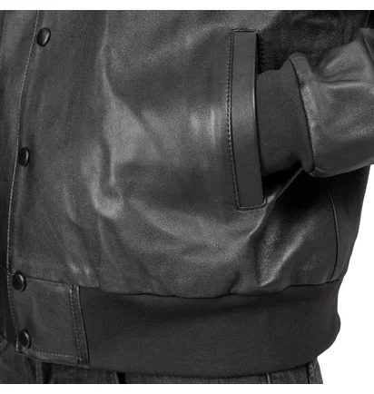 Very Famous Leather Jacket (Schwarz)