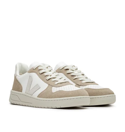 Veja WMNS V-10 Leather (Beige / Braun)