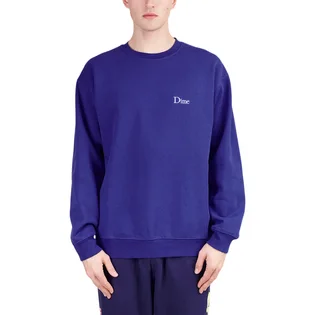 Dime Classic Small Logo Crewneck (Blau)