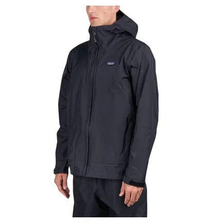 Patagonia Torrentshell 3L Rain Jacket (Schwarz)