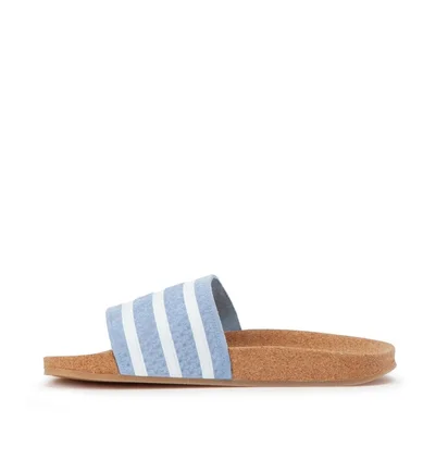 adidas Adilette Cork W (Aschblau / Weiß / Gummi)