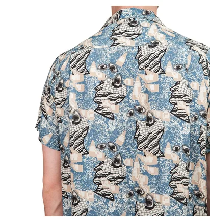 Brain Dead Hawaiian Shirt (Blau)