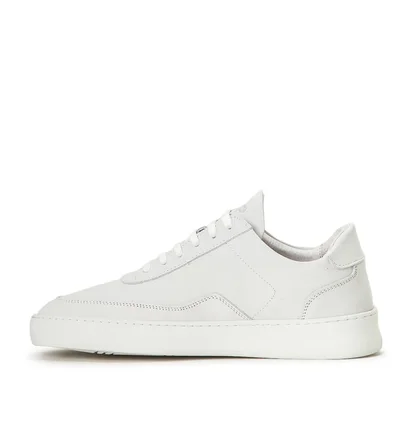 Filling Pieces Low Mondo Plain Nardo Nubuck (Weiß)