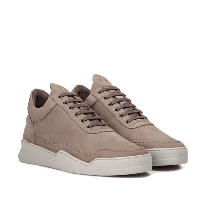Filling Pieces Low Top Ghost Matt Nubuck (Taupe)