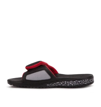 Nike Air Jordan Hydro 3 Retro Slide (Schwarz / Rot / Grau)
