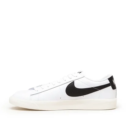 Nike Blazer Low Leather (Weiß / Schwarz)