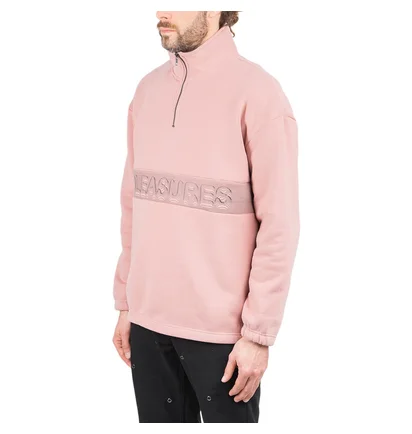 Pleasures Decline Quarter Zip Pullover (Rosa)