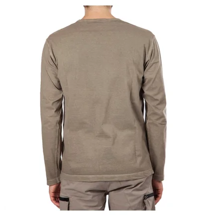 Stone Island Long Sleeve 'Fissato' Dye Treatment (Braun)