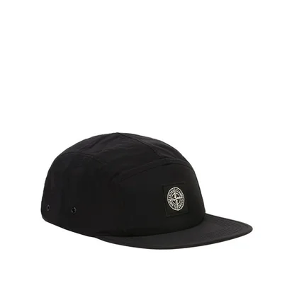 Stone Island Nylon Metal Cap (Schwarz)