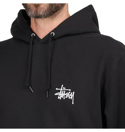 Stüssy Basic Hoodie (Schwarz)