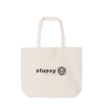 Stüssy Italic Link Tote Bag (Beige)