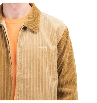 Stüssy Mix Up Cord Jacket (Braun / Beige)