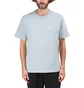 Stüssy Stock Logo Crew T-Shirt (Grau)