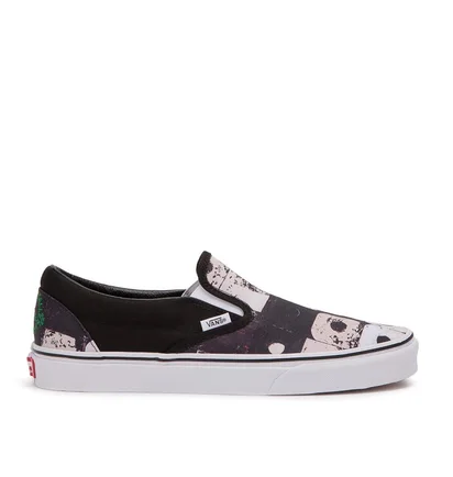 Vans x A Tribe Called Quest UA Classic Slip-On 'ATCQ' Track (Schwarz / Weiß)