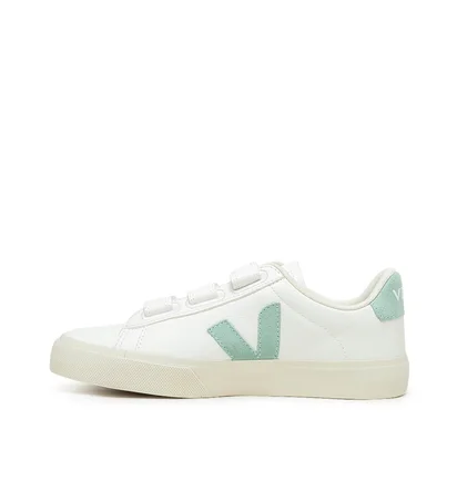 Veja WMNS Recife Logo Chromefree Leather (Weiss / Grün)