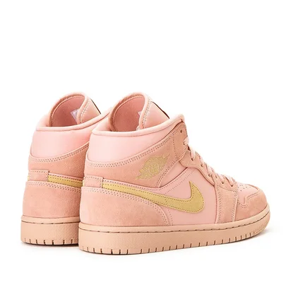 Air Jordan 1 Mid SE 'Coral Stardust' (Rosa / Gold)