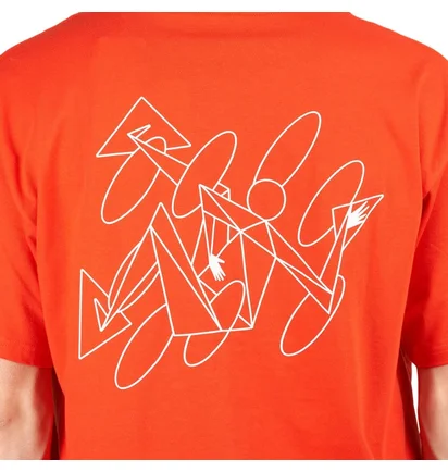 Carhartt WIP x Relevant Parties S/S Rush Hour T-Shirt (Rot / Weiß)