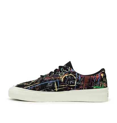 Converse x Basquiat Skid Grip OX (Schwarz / Multi)