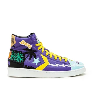 Converse x Chinatown Market 'Lakers Championship Jacket' Pro Leather Hi (Lila)