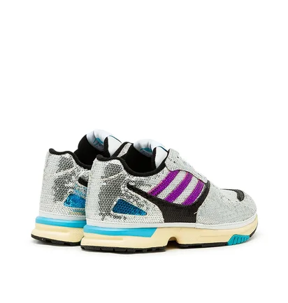 adidas W ZX 4000 (Silber / Blau / Lila)