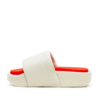 adidas Y-3 Slide 'White' (Weiß / Rot)