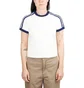 adidas Knit T-Shirt (Weiß / Blau)